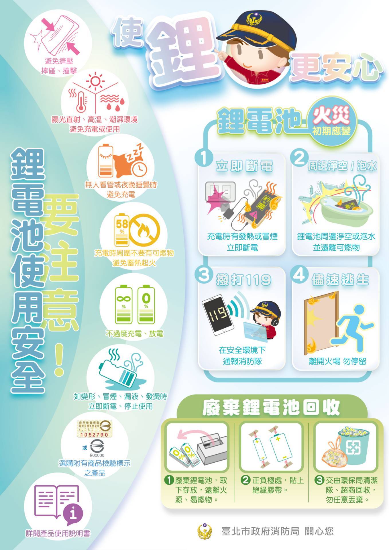 鋰電池注意事項