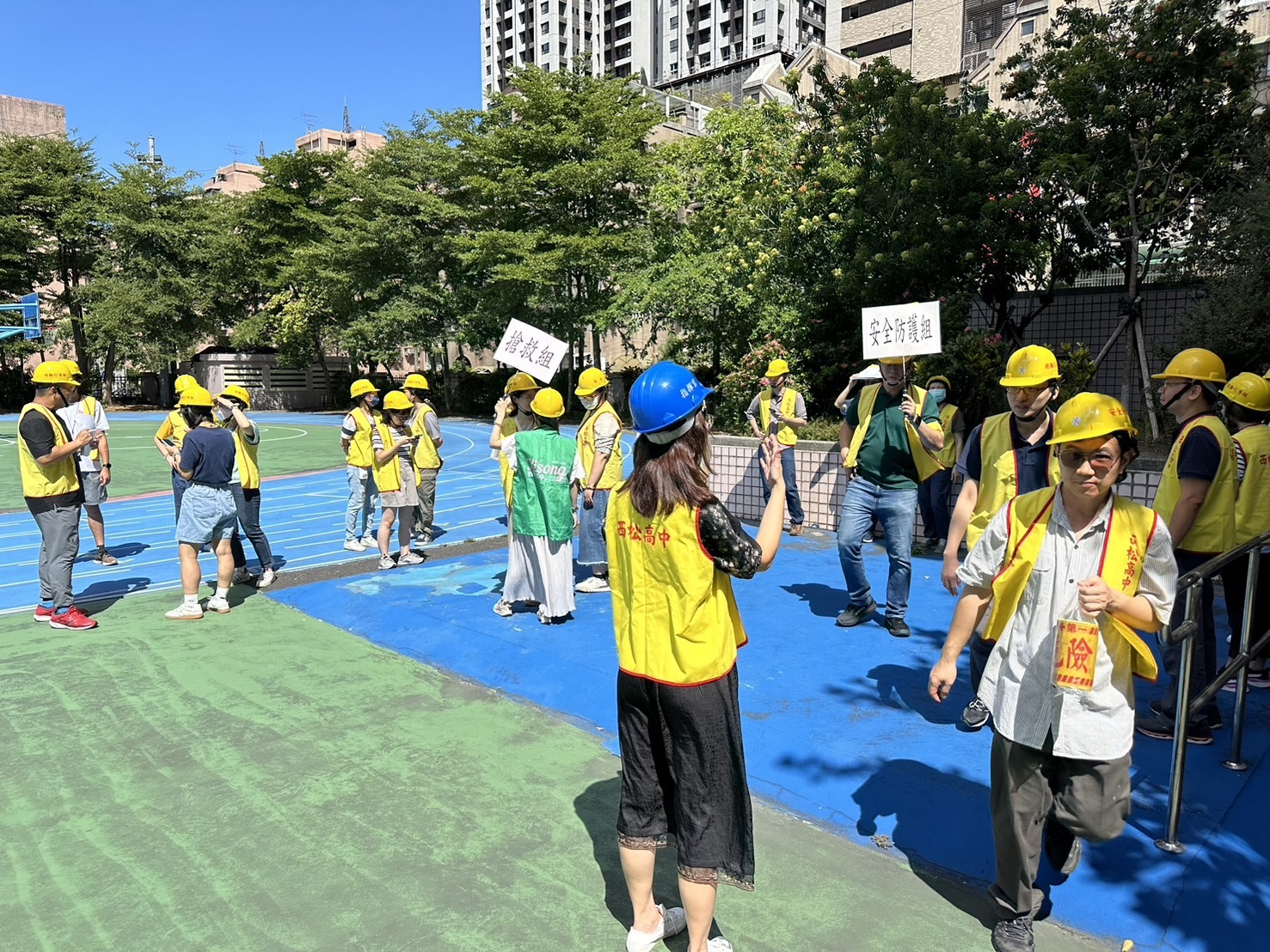 防災演練實況照片