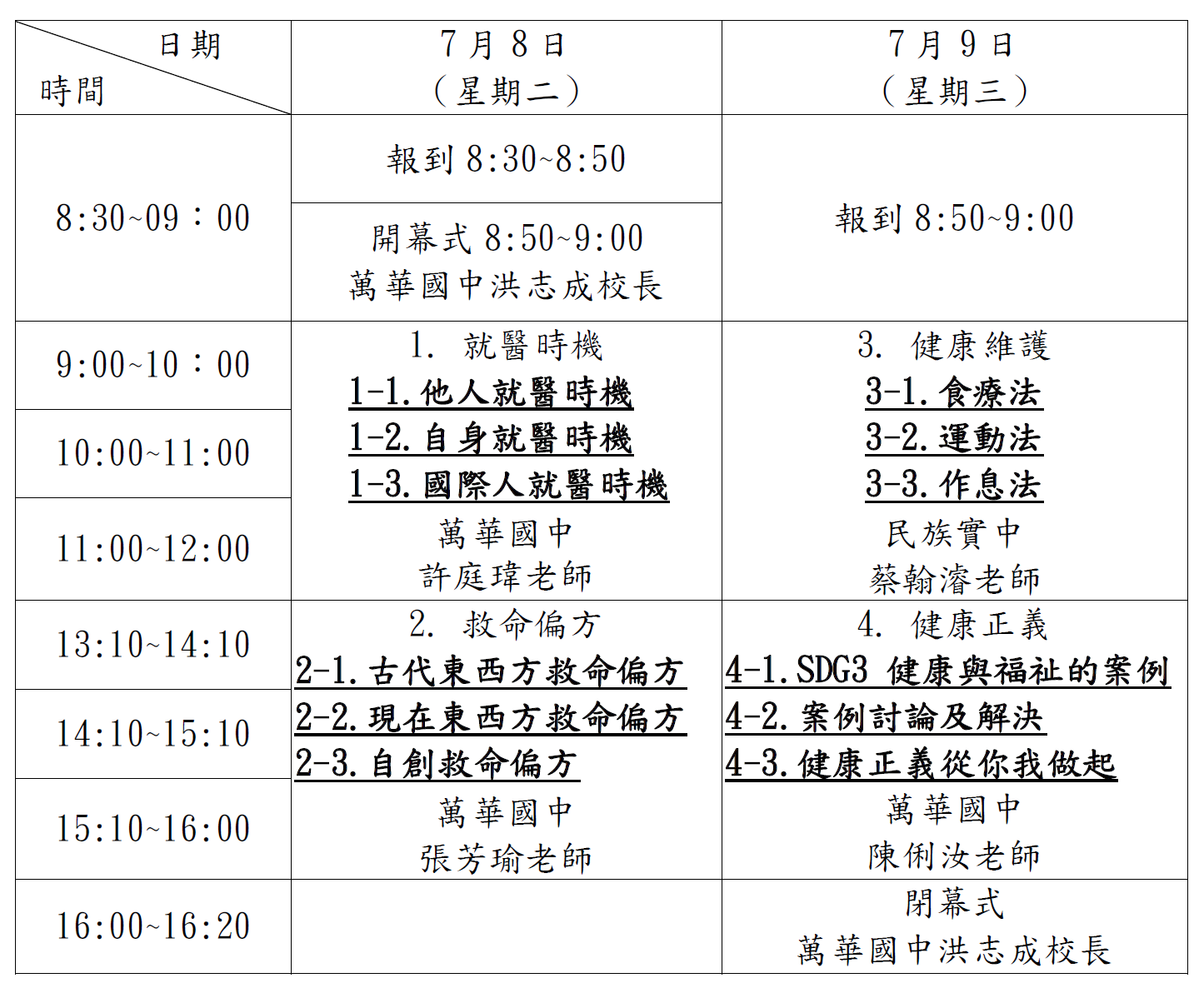 萬華國中