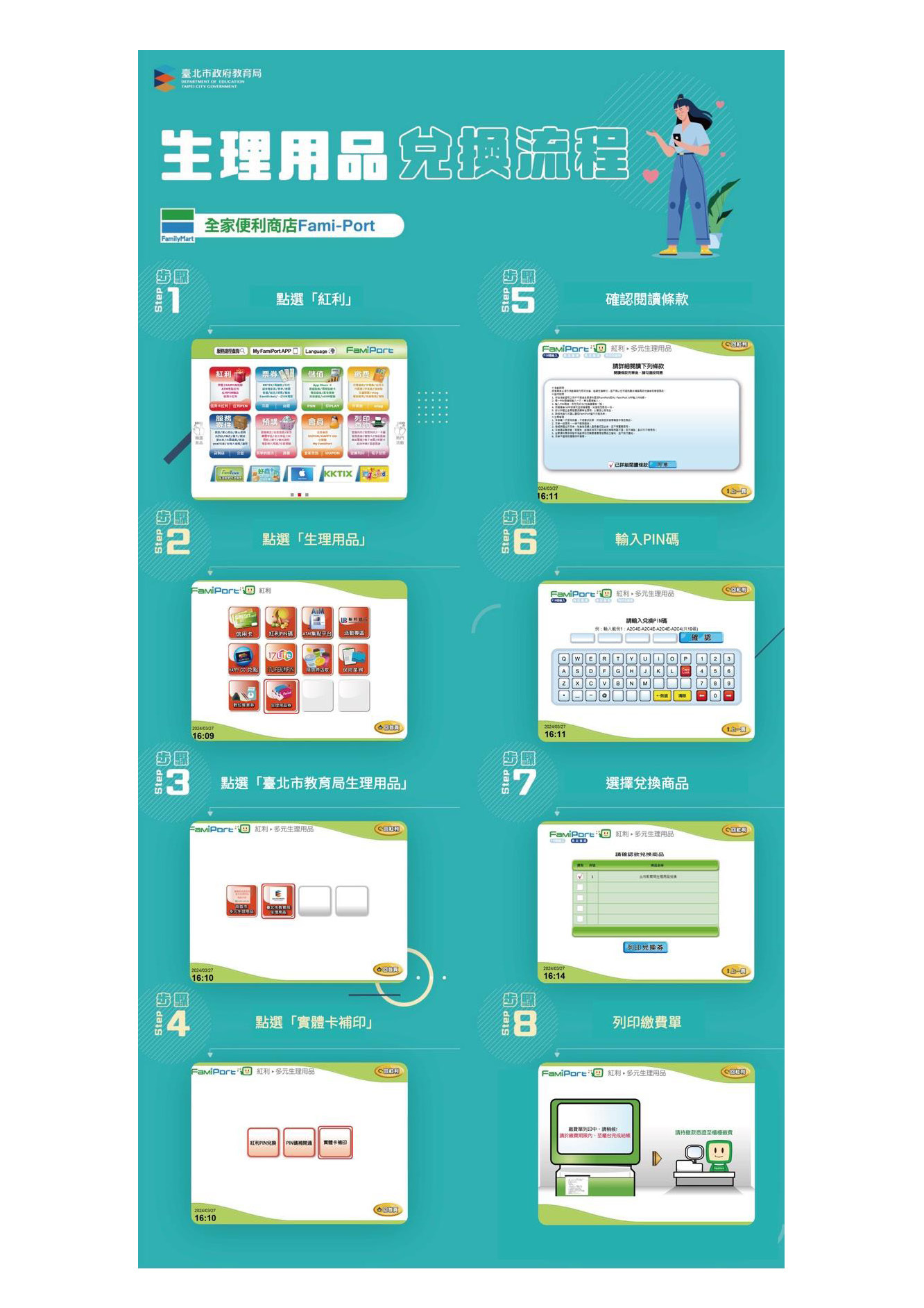 兌換全家便利商店操作流程
