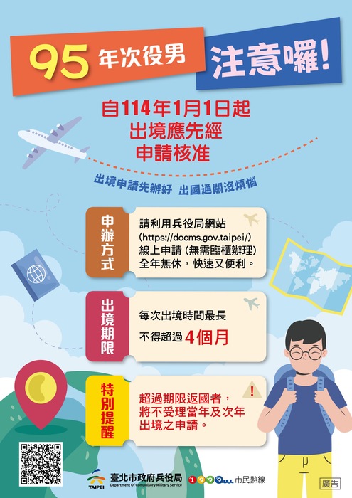 役男出國應經核准