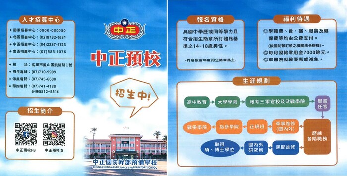 中正預校招生簡介